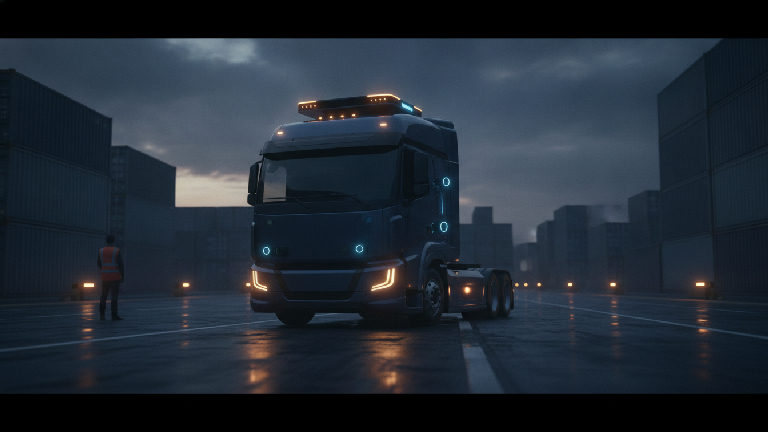 Illustration: Pony.ai Unveils Autonomous Electric Truck for Logistics Fleets