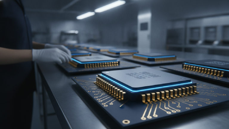 Illustration: Qualcomm to make custom chips for Amazon as part of $4B deal