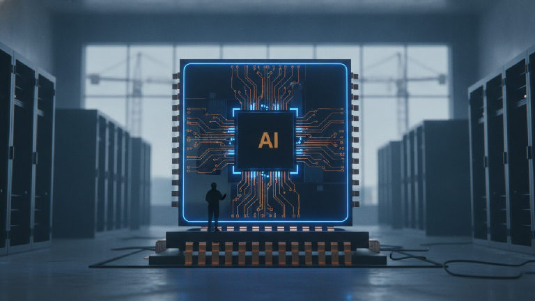 Illustration: Alibaba shares jump as new AI chip, data center buildout plans unveiled