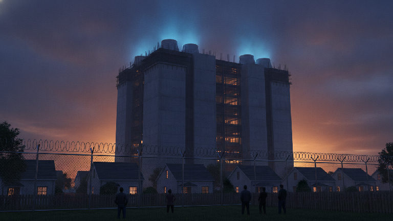 Illustration: America's Data Center Fight Is a Preview of What's to Come for the Rest of the World