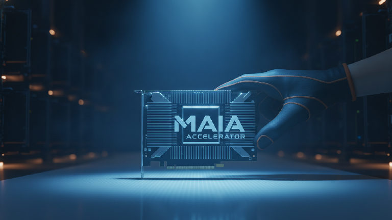 Illustration: Microsoft to Rely More on Homegrown AI Chips, Reducing Dependence on Nvidia