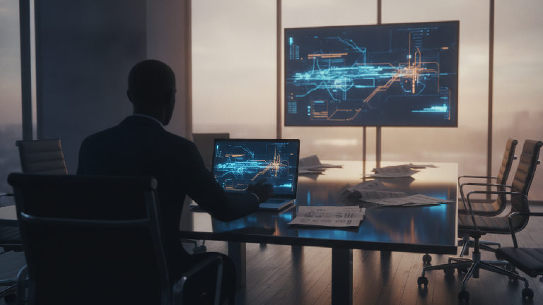 Illustration: The Rise of the AI-Advised Executive: Confident Answers, Out-of-Date Data