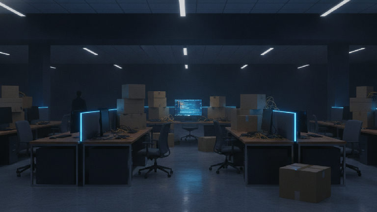 Illustration: AI Reshuffle: The Tech Jobs Being Cut vs. The Ones Being Created