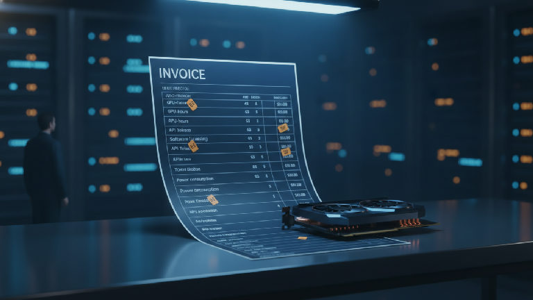 Illustration: Stop Counting Tokens Only: TCA (Total Cost of AI) Is the New Economics of AI