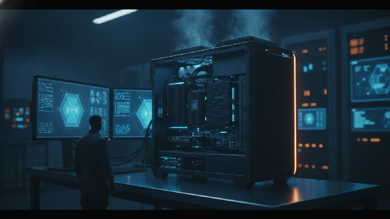 Illustration: AMD Has Nvidia in Its Crosshairs with the Threadripper Halo AI Workstation