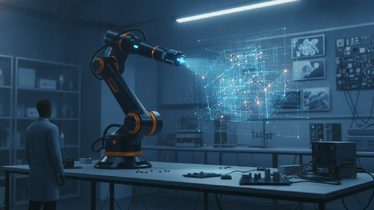 Illustration: AMD Buys World Labs for $8.2B as Atlas Solves Sparse Reconstruction Problem for Robotics, Design, and More