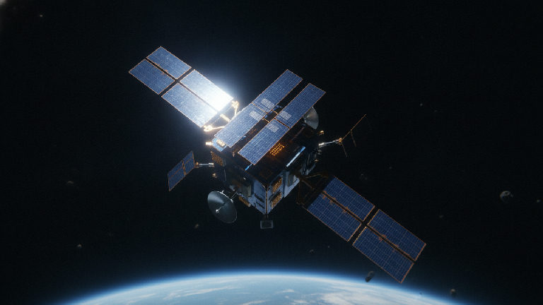Illustration: Our Project Suncatcher prototype satellite is in orbit
