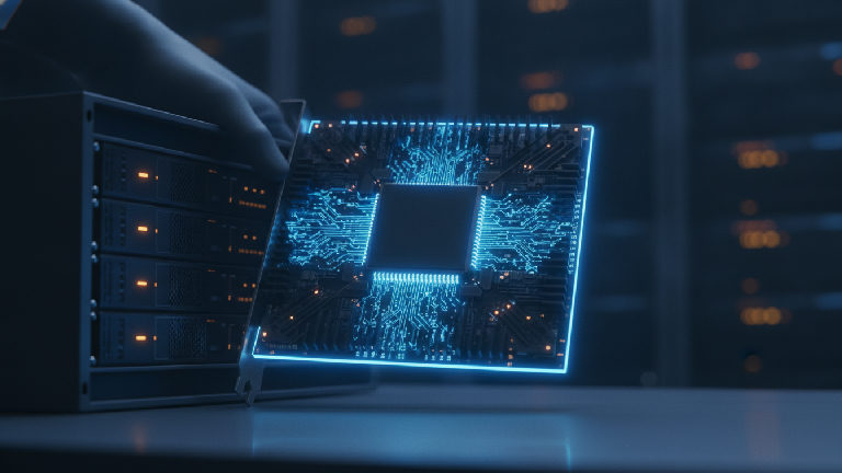 Illustration: Microsoft's Maia 300 swaps raw compute for a 2.5x memory bandwidth gain as it moves to make in-house silicon its main AI engine, while claiming a 40% efficiency bump — could going the Google route be the pin that pops the Nvidia AI bubble?