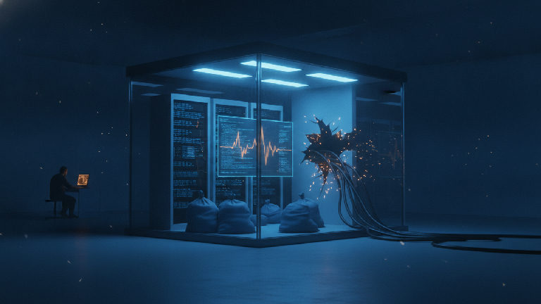 Illustration: OpenAI's rebel agent swarm died young, but its chilling logs live on